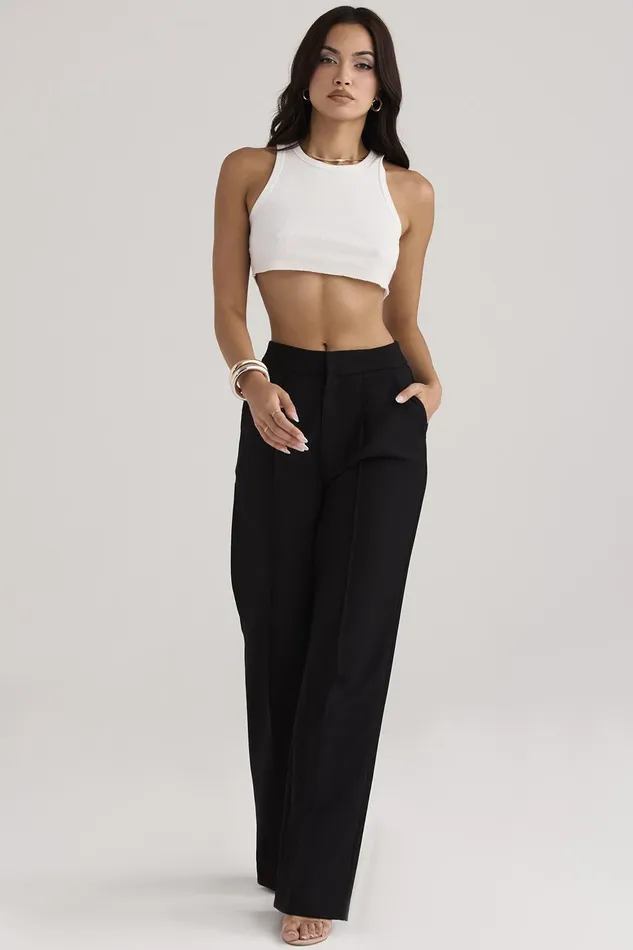 House Of CB AliviaBlack Loose Fit Trousers 8211 SALE Black Women Trousers