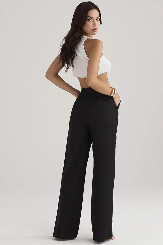 House Of CB AliviaBlack Loose Fit Trousers 8211 SALE Black Women Trousers