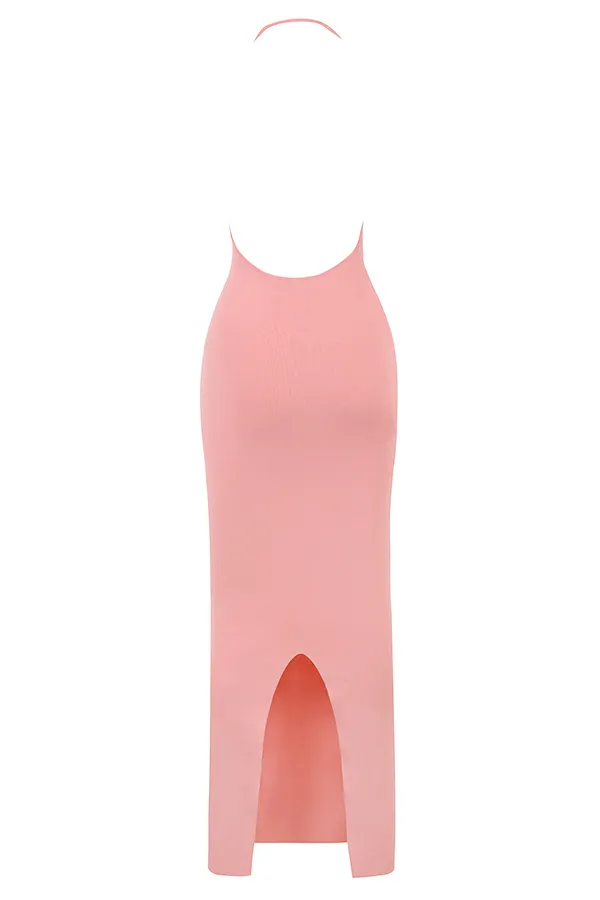 House Of CB CameliaApricot Plunge Maxi Dress 8211 SALE Apricot Women Bodycon Dresses