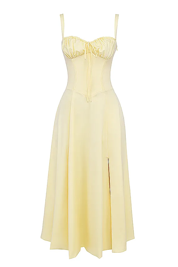 House Of CB CarmenButtercup Bustier Sundress Buttercup Women Corset Dresses