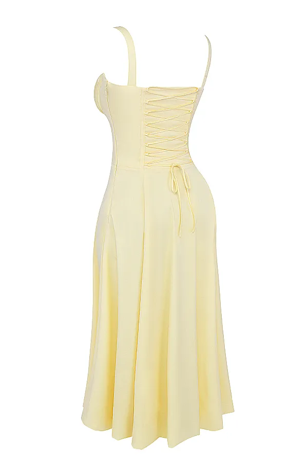 House Of CB CarmenButtercup Bustier Sundress Buttercup Women Corset Dresses