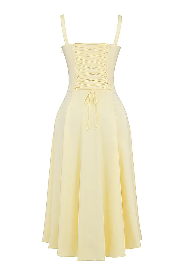 House Of CB CarmenButtercup Bustier Sundress Buttercup Women Corset Dresses