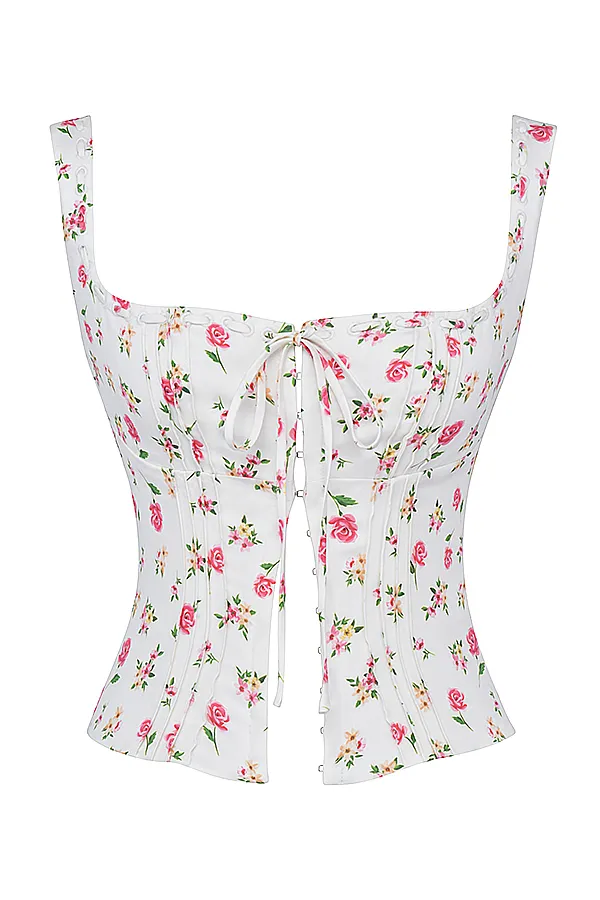 House Of CB ChiccaRose Print Floral Top Rose Women Tops