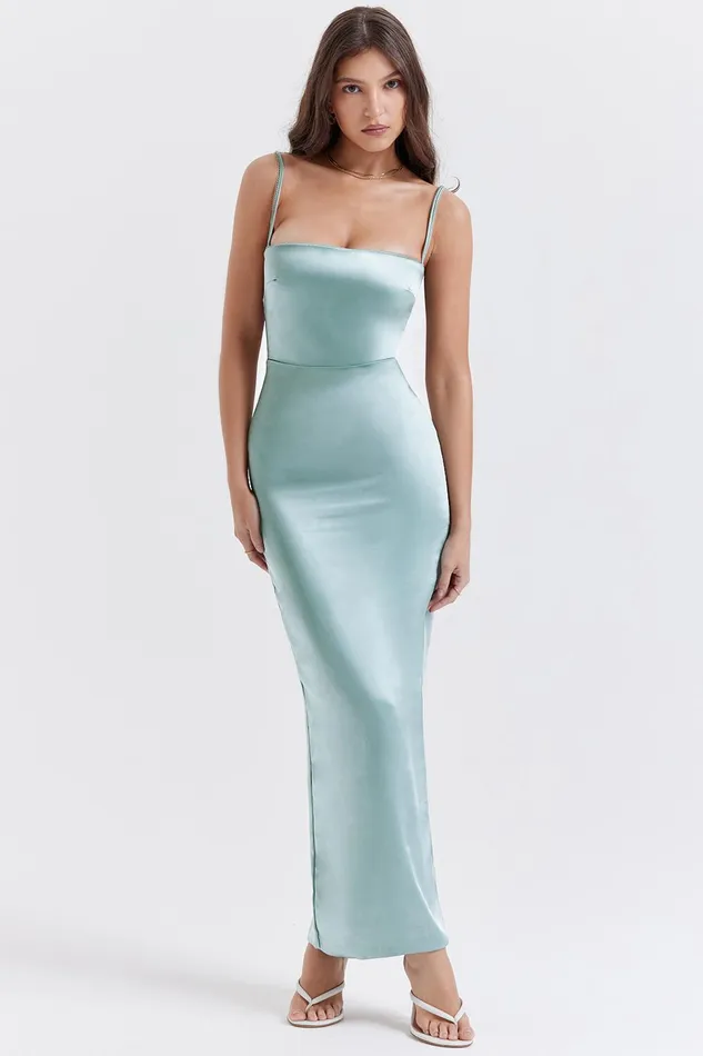 House Of CB CostanzaLight Jade Maxi Dress Light Women Bodycon Dresses