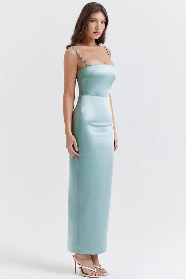 House Of CB CostanzaLight Jade Maxi Dress Light Women Bodycon Dresses