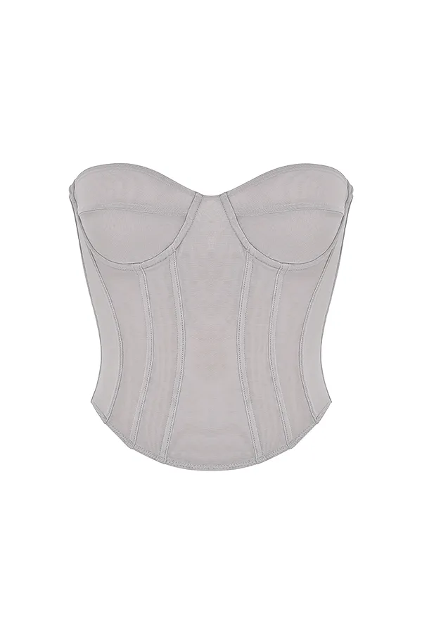 House Of CB DemiGrey Underwired Corset 8211 SALE Grey Women Corsets