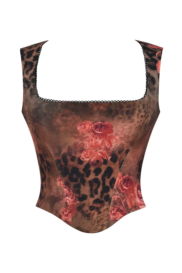 House Of CB KalinaFloral Printed Corset 8211 SALE Floral Women Corsets
