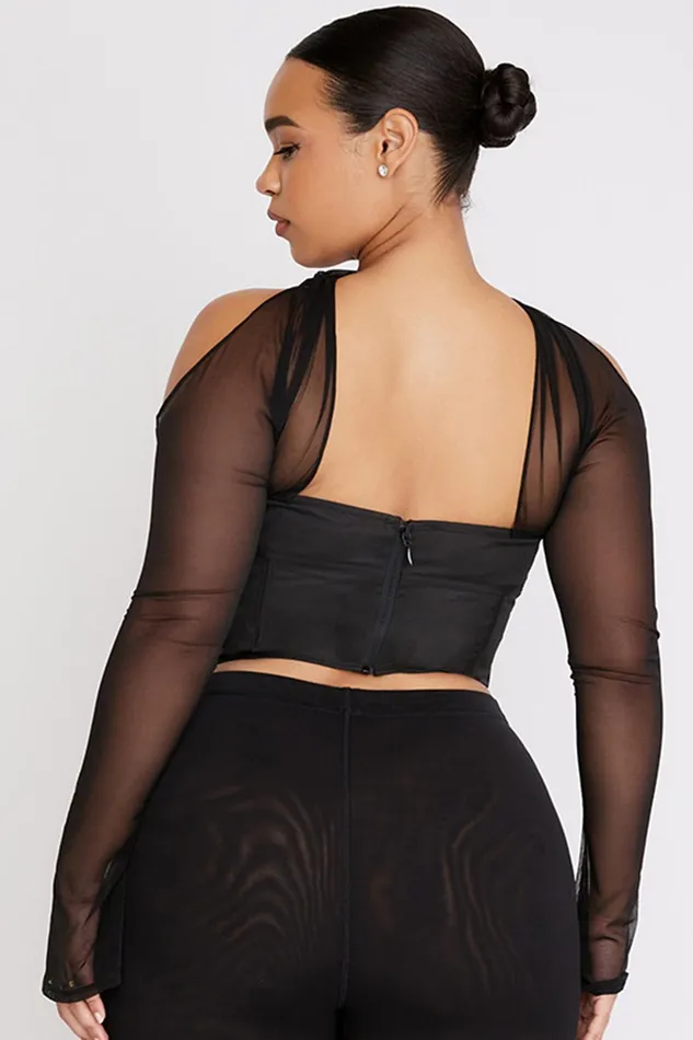 House Of CB MinaBlack Structured Corset 8211 SALE Black Women Corsets