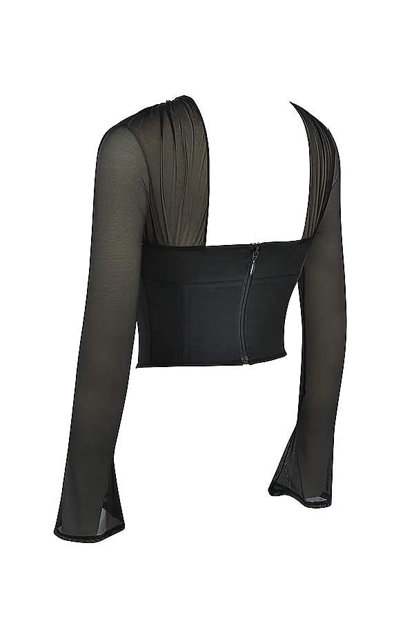 House Of CB MinaBlack Structured Corset 8211 SALE Black Women Corsets