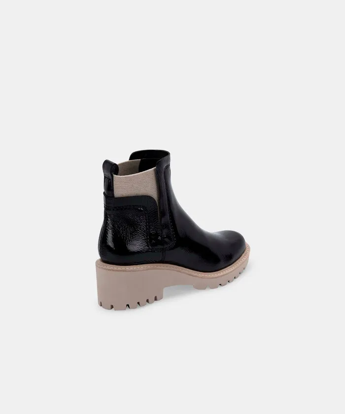 Huey Booties Onyx Patent Women Dolce Vita Boots and Booties