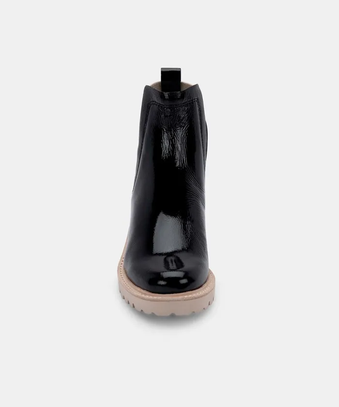 Huey Booties Onyx Patent Women Dolce Vita Boots and Booties