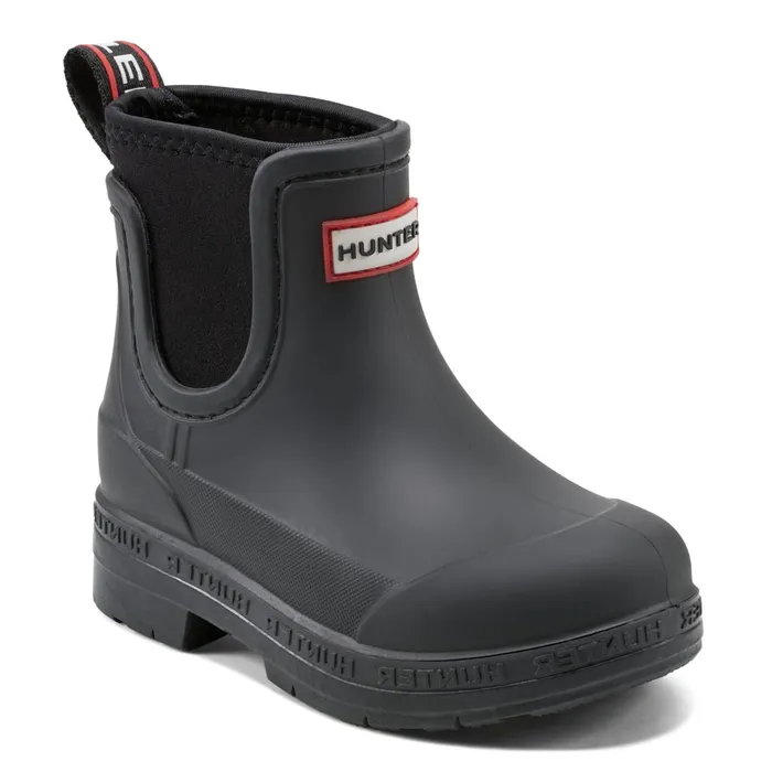 Hunter Boots Big Kids Lass Waterproof Neoprene Chelsea Boots Black Kids Rain Boots Hunter Boots Big Kids Lass Waterproof Neoprene Chelsea Boots Black Kids Rain Boots