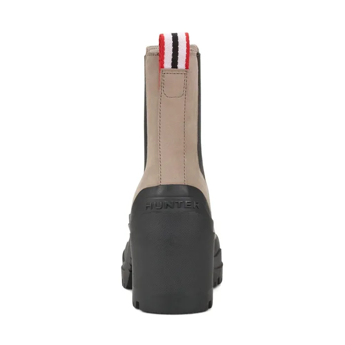 Hunter Boots Miana Heeled Waterproof Chelsea Boots Dark Natural Women Short and Ankle Boots Hunter Boots Miana Heeled Waterproof Chelsea Boots Dark Natural Women Short and Ankle Boots