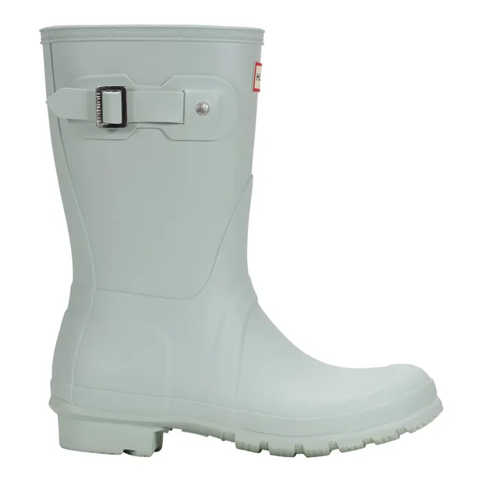 Hunter Boots Original Short Rain Boots Light Green Women Short and Ankle Boots