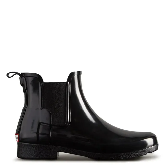 Hunter Boots Refined Slim Fit Gloss Chelsea Boots 8211 Hunter Boots Black Women Short and Ankle Boots Hunter Boots Refined Slim Fit Gloss Chelsea Boots 8211 Hunter Boots Black Women Short and Ankle Boots