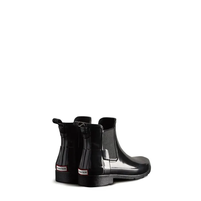 Hunter Boots Refined Slim Fit Gloss Chelsea Boots 8211 Hunter Boots Black Women Short and Ankle Boots Hunter Boots Refined Slim Fit Gloss Chelsea Boots 8211 Hunter Boots Black Women Short and Ankle Boots