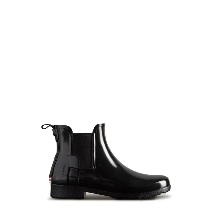 Hunter Boots Refined Slim Fit Gloss Chelsea Boots 8211 Hunter Boots Black Women Short and Ankle Boots Hunter Boots Refined Slim Fit Gloss Chelsea Boots 8211 Hunter Boots Black Women Short and Ankle Boots