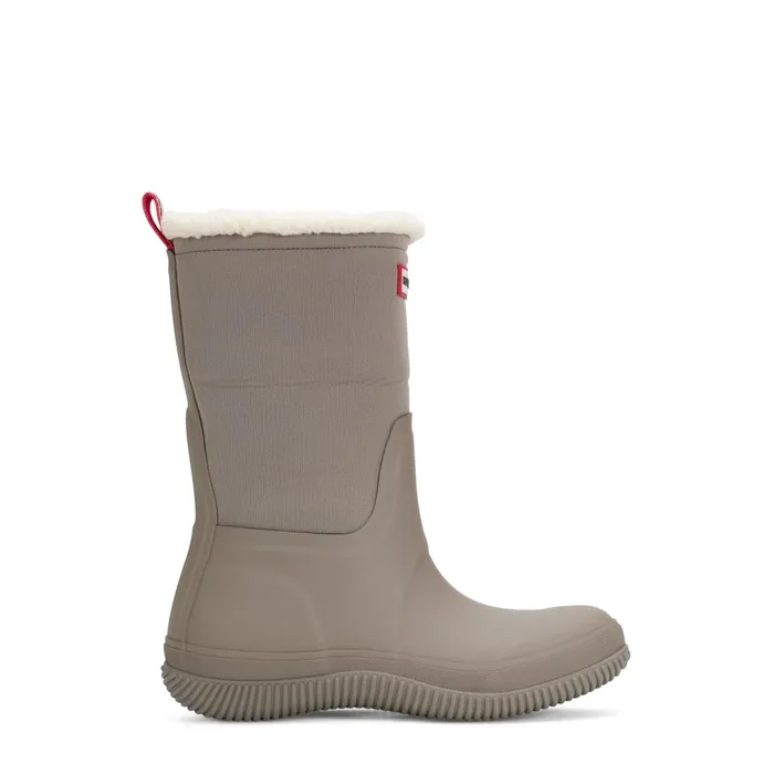 Hunter Boots Thunor IndoorOutdoor Insulated Roll Top Waterproof Snow Boots Medium Natural Women Insulated and Snow Boots