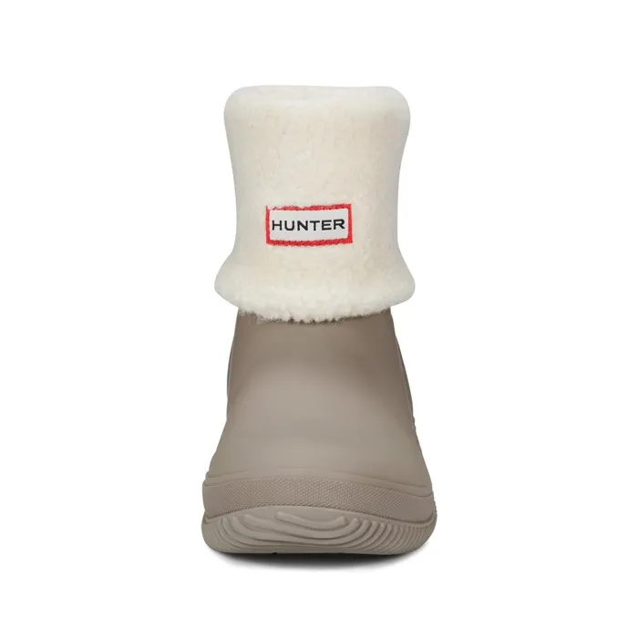 Hunter Boots Thunor IndoorOutdoor Insulated Roll Top Waterproof Snow Boots Medium Natural Women Insulated and Snow Boots
