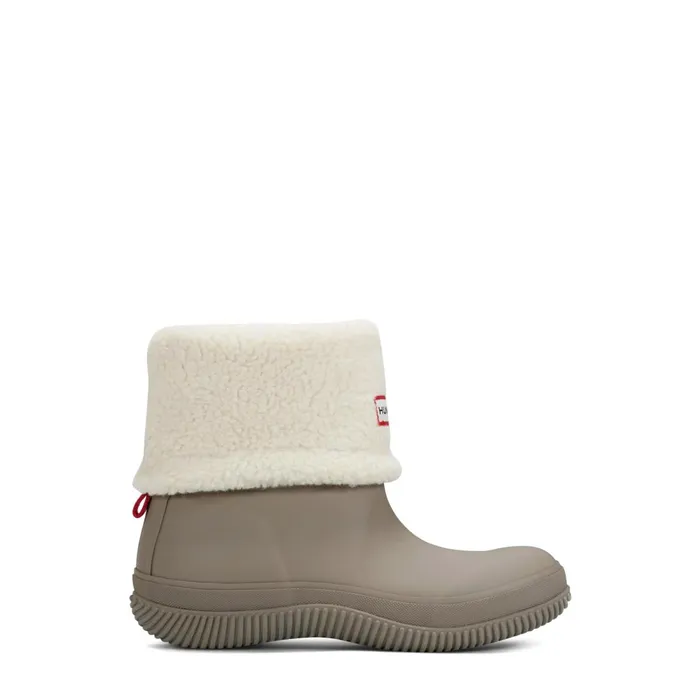 Hunter Boots Thunor IndoorOutdoor Insulated Roll Top Waterproof Snow Boots Medium Natural Women Insulated and Snow Boots