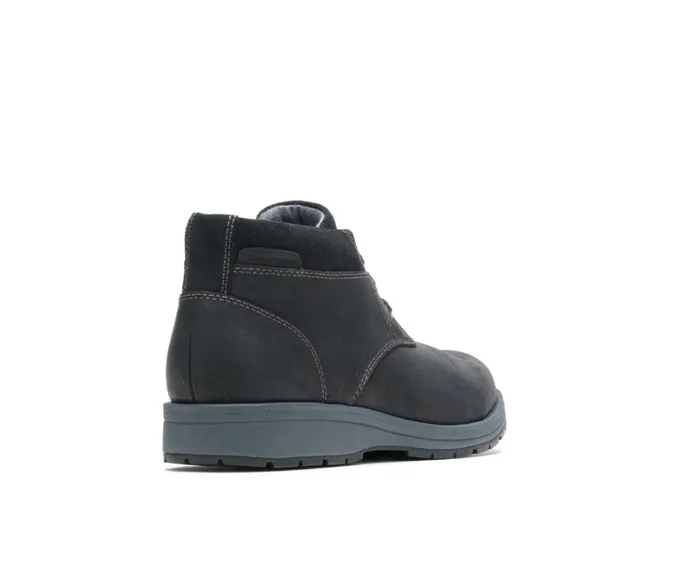 Hush Puppies Boots Men Beauceron Short Ice Black Waterproof Leather Hush Puppies Boots Men Beauceron Short Ice Black Waterproof Leather