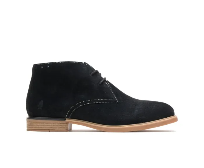 Hush Puppies Boots Women Bailey Chukka Boot Black Suede