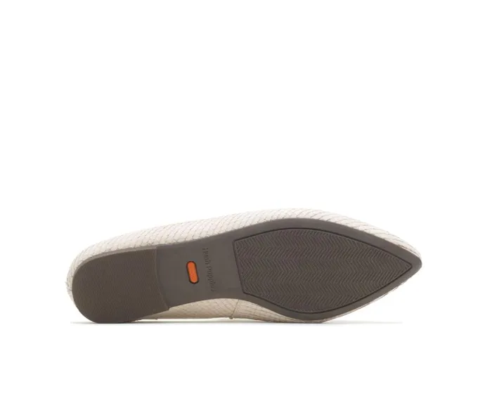 Hush Puppies Flats and SlipOns Women Sadie Tassel Mule Eggnog Cobra Leather Hush Puppies Flats and SlipOns Women Sadie Tassel Mule Eggnog Cobra Leather