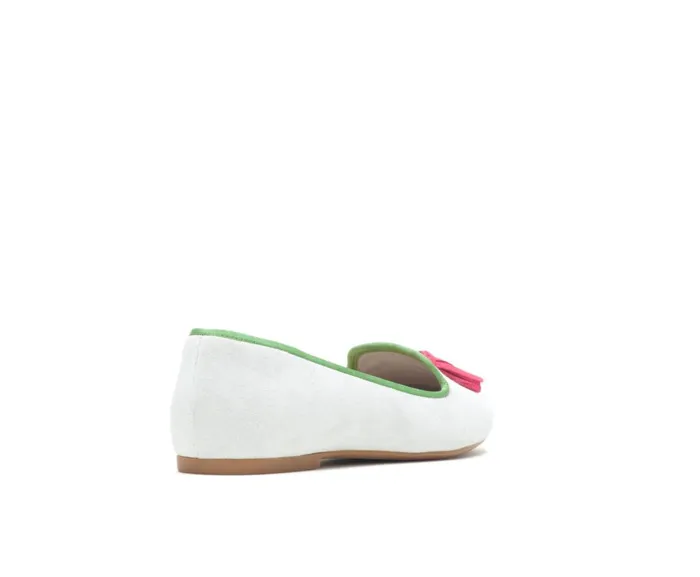 Hush Puppies Flats and SlipOns Women Sadie Tassel SlipOn Vapor Grey Suede Hush Puppies Flats and SlipOns Women Sadie Tassel SlipOn Vapor Grey Suede