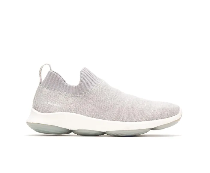 Hush Puppies Sneakers Women Free Cool Grey Knit