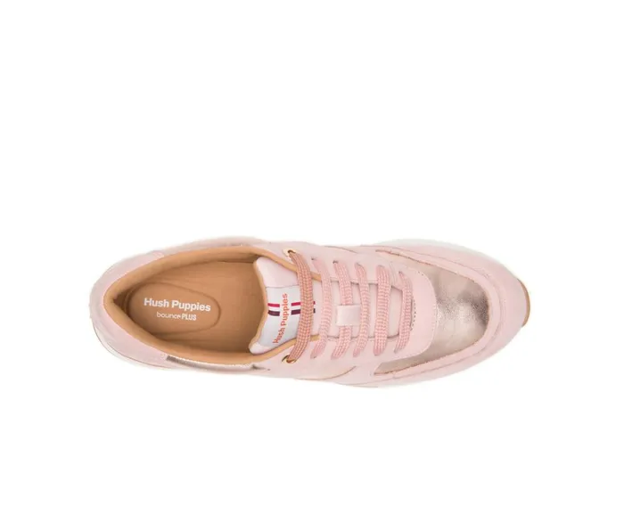 Hush Puppies Sneakers Women Jenna Jogger Pale Rose Leather