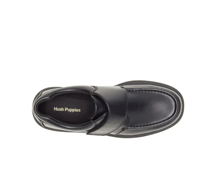 Hush Puppies Walking Shoes Men Gil Black Leather Hush Puppies Walking Shoes Men Gil Black Leather