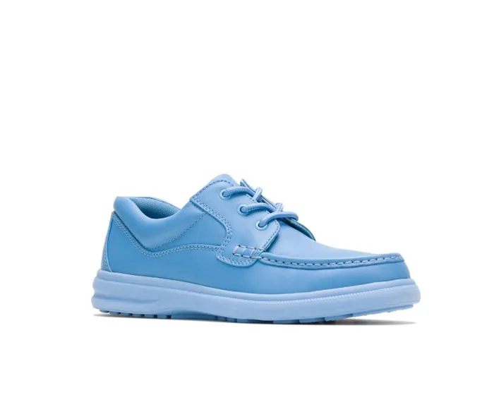 Hush Puppies Walking Shoes Men Gus Surf Blue Leather Hush Puppies Walking Shoes Men Gus Surf Blue Leather