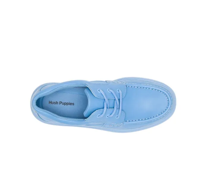 Hush Puppies Walking Shoes Men Gus Surf Blue Leather Hush Puppies Walking Shoes Men Gus Surf Blue Leather