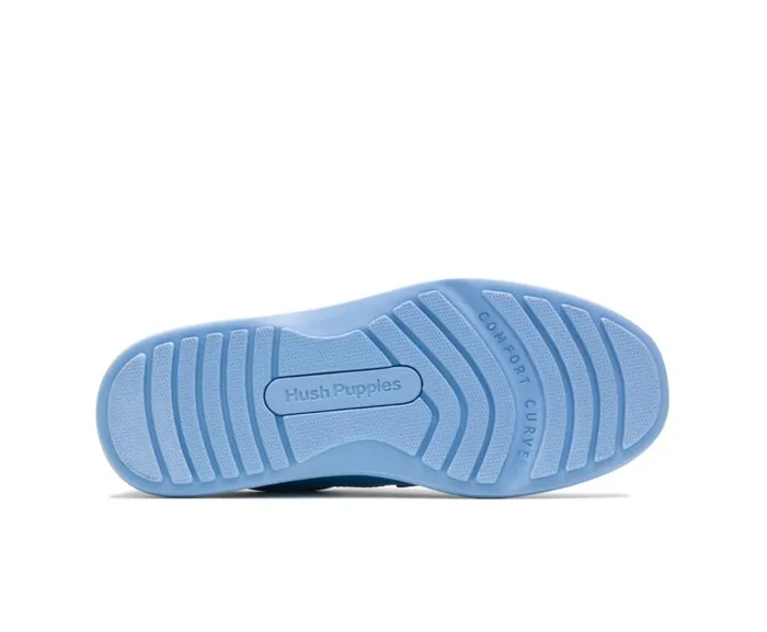 Hush Puppies Walking Shoes Men Gus Surf Blue Leather Hush Puppies Walking Shoes Men Gus Surf Blue Leather