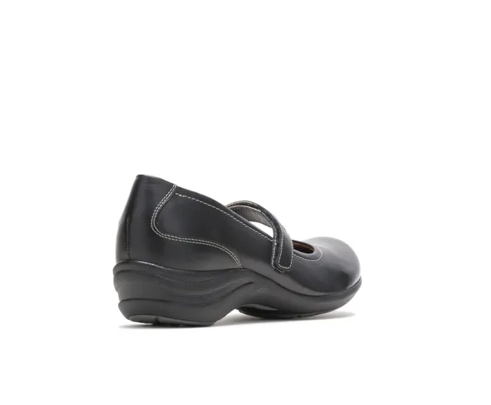 Hush Puppies Walking Shoes Women Epic Mary Jane Black Leather