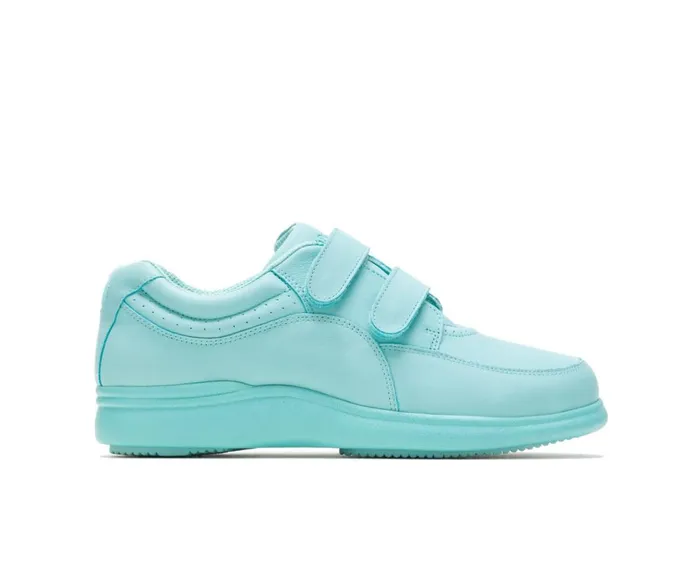 Hush Puppies Walking Shoes Women Power Walker Ii Seafoam Leather