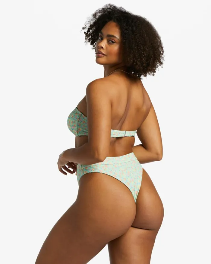 I Sea You Tanlines High Waist Bikini Bottoms Spearmint Women Billabong Bikinis