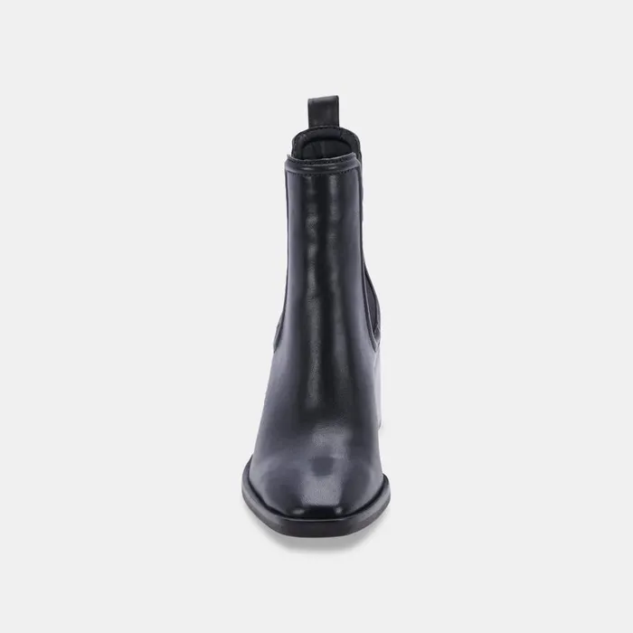 Iliana Booties Black Leather Women Dolce Vita Boots and Booties