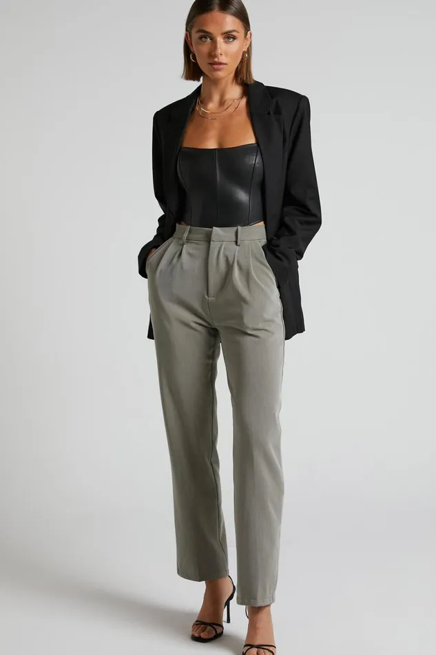 Izara Blazer 8211 Oversized Boyfriend Fit Blazer In Black Women Showpo Blazers