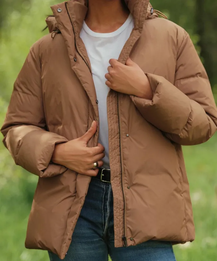 Jackets Women Jenni Kayne Puffer Jacket Dark Khaki