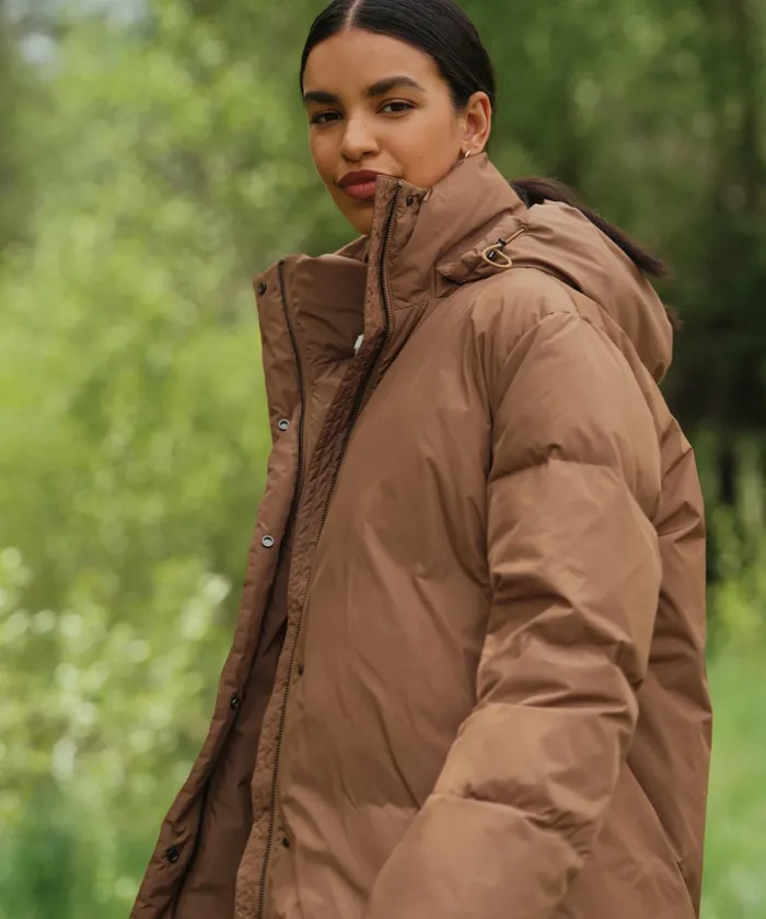 Jackets Women Jenni Kayne Puffer Jacket Dark Khaki