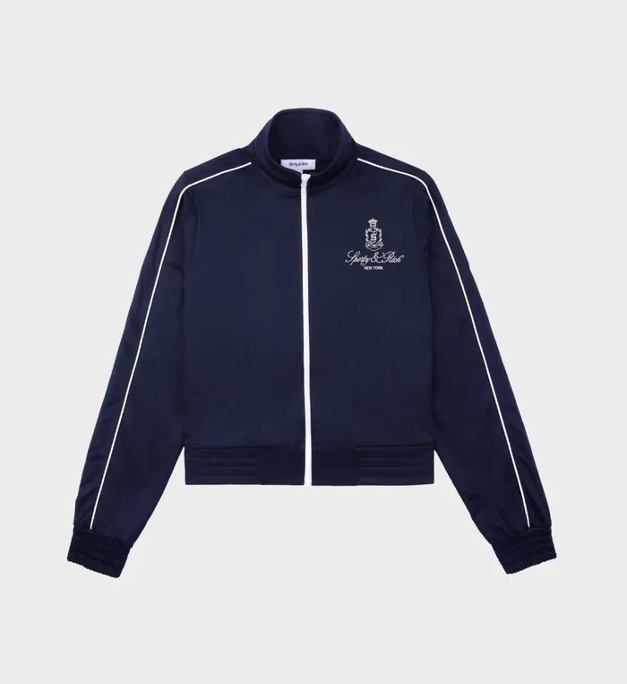 Jackets Women Sporty and Rich Vendome Track Jacket 8211 NavyWhite
