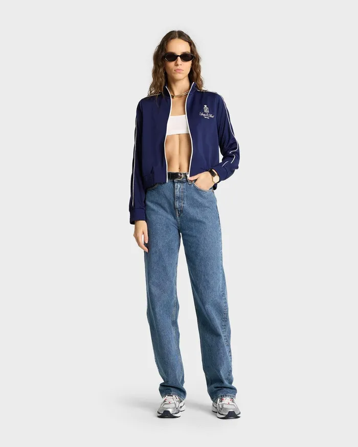Jackets Women Sporty and Rich Vendome Track Jacket 8211 NavyWhite