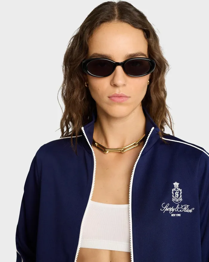 Jackets Women Sporty and Rich Vendome Track Jacket 8211 NavyWhite