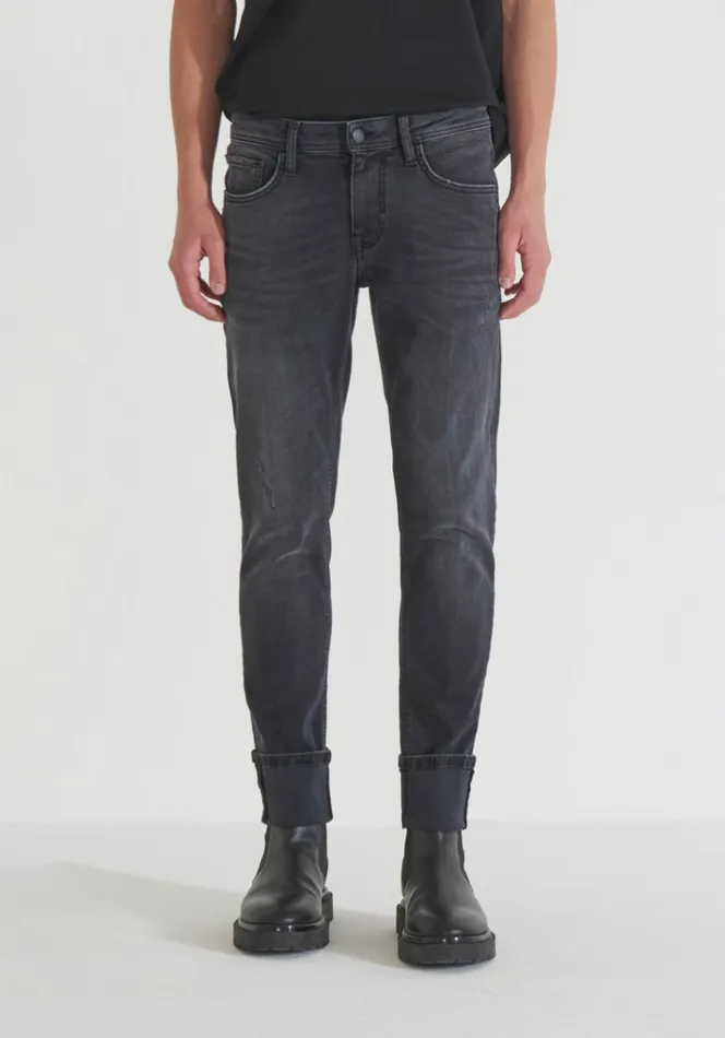 Jeans Men Antony Morato Paul Super Skinny Fit Jeans In Very Black Denim Black