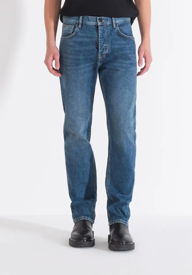Jeans Men Antony Morato Regular Straight Fit 034Joe034 Jeans In Classic Blue Denim Light Blue