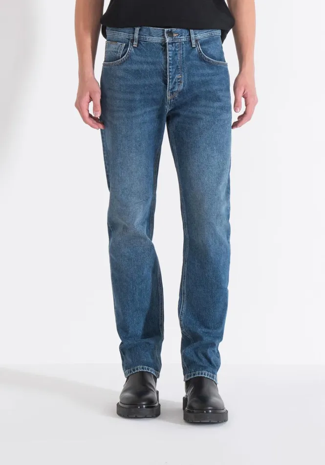 Jeans Men Antony Morato Regular Straight Fit 034Joe034 Jeans In Classic Blue Denim Light Blue