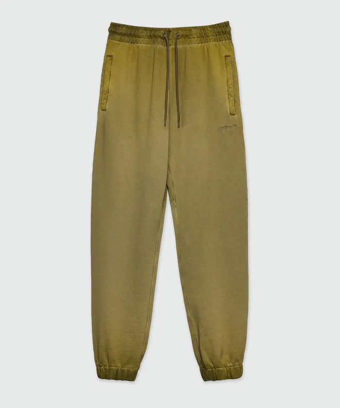 Jersey Jogging Pants With Faded Effect Men MSGM Pants And Shorts