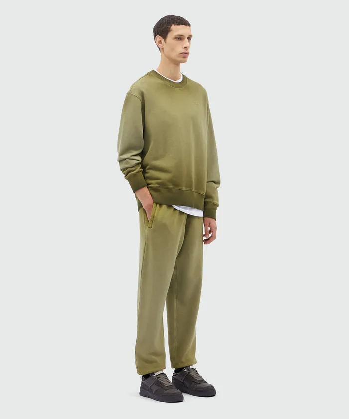 Jersey Jogging Pants With Faded Effect Men MSGM Pants And Shorts