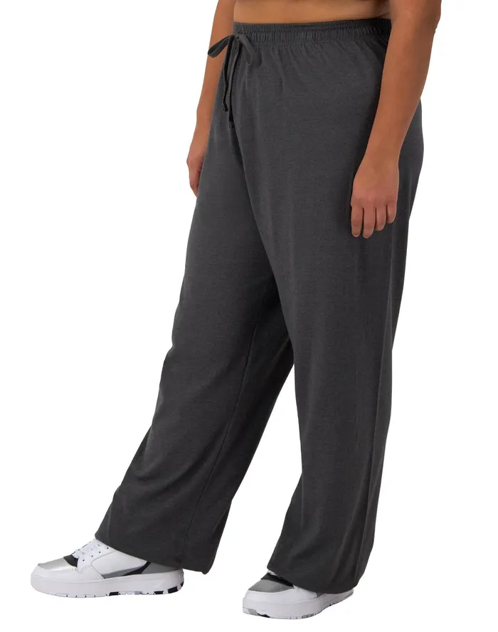 Jersey Pants C Logo 315034 Plus Size Granite Heather Women Champion Pants